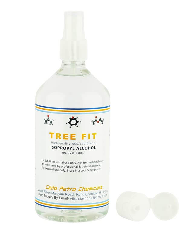 Image of IPA Iso Propyl Alcohol 99.9% Pure | Multipurpose Cleaning & Industrial Solvent | Fast Evaporating High Purity Liquid | Electronics, Resin, Ink, Paint & Laboratory Use - Pack of 6 x 500 ML