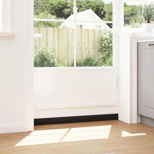 Bas de porte isolant thermique et phonique avec brosse blanche 100cm