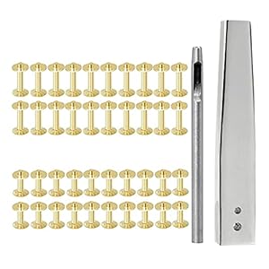 Pjeghbvop Doppelkappe Nieten Set 20 Stück