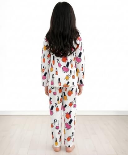 Image of Anthrilo Pure Cotton Printed Pyjama Set for Girls | Sleepwear | Night Suit, Night Wear | Long Sleeves T-Shirt & Pyjama | Regular Wear | 0-14 Years