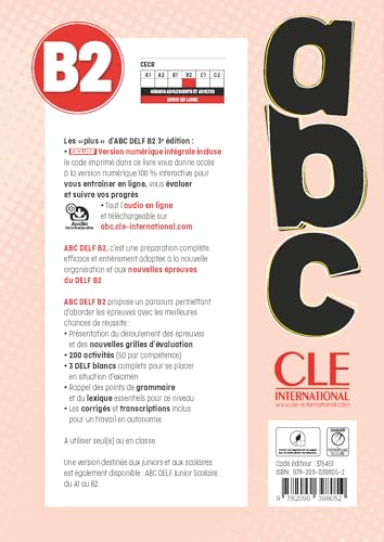 Image of ABC DELF - Niveau B2 + audio - 3eme edition