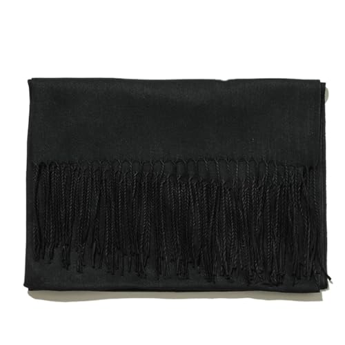 DFWZMQTG Autumn and winter imitation cashmere scarf for women's monochrome