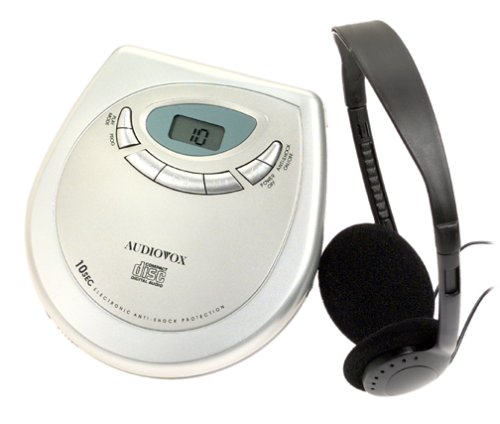 Lecteur CD personnel Audiovox CE-122 avec kit voiture complet noir