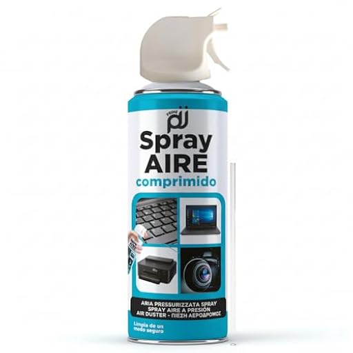 PRIME JJ- Spray de Aire comprimido a base de gas para limpieza de material electrónico, 400 ml (1) | Ya disponible en tu tienda friki favorita! En mundofriki.es!