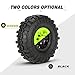 Goolsky 4Pcs AUSTAR AX-4020C 1.9 Inch 110mm 1/10 Rock Crawler Tires with Beadlock Wheel Rim for D90 SCX10 AXIAL RC4WD TF2 RC Car