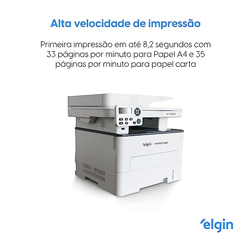 Impressora Multifuncional Laser M7105DW Elgin Pantum Monocromática 33PPM Wi-Fi 100V - 110V