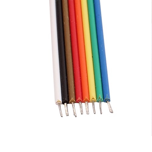 Aexit 10 Pcs Accesorios Audio y Video Female 8P Jumper 50cm miniatura 3