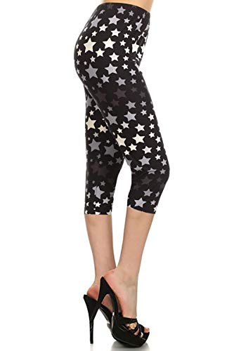 Legging taille haute confortable qui ne glisse pas imprimé floral femme