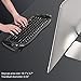 Banalove 2.4GHz Wireless Mini Portable Keyboard with Built-in Trackball Mouse Combo, HTPC/Smart TV Multimedia Keyboard (Black)