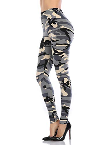 VOGUEMAX Womens Ankle Length Leggings Buttery Soft High Waisted Stretch Basic Solid Full Length Leggings Pants - Image 4