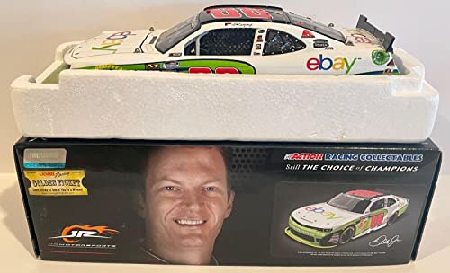 2014 Dale Earnhardt Jr Ebay Xfinity NASCAR Signed Auto 1/24 Diecast Car W/COA - Autographed Diecast Cars