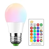 🌔 Función de memoria 🌔 la bombilla lo ayudará a recordar el color de la lámpara cuando apagó la luz la última vez. Antes de apagar la luz, el color es rojo, cuando enciende la luz nuevamente sigue siendo rojo. Recordará el color que se seleccionó por última vez, lo que significa que no tiene que perder el tiempo para restablecerlo.