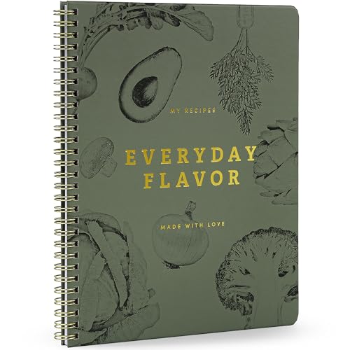 Aesthetic Blank Recipe Book for 100+ Cherished Meals - The Perfect Recipe Notebook To Write In Your Own Recipes - Beautiful Blank Cookbook to Organize Your Recipes