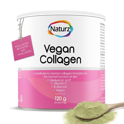 Naturz Veganes Kollagen Pulver - 100{b157c6af2ddc4cb5e1a87b2319bada3026d965902dc25e2fd558dae54a47f898} Vegan - Hyaluron Kollagen mit Vitamin C, B-Komplex, Biotin, Matcha pulver & Bambus extrakt - Laborgeprüft, ohne Zusatzstoffe - 120 g Naturz Veganes Kollagen Pulver - 100{b157c6af2ddc4cb5e1a87b2319bada3026d965902dc25e2fd558dae54a47f898} Vegan - Hyaluron Kollagen mit Vitamin C, B-Komplex, Biotin, Matcha pulver & Bambus extrakt - Laborgeprüft, ohne Zusatzstoffe - 120 g