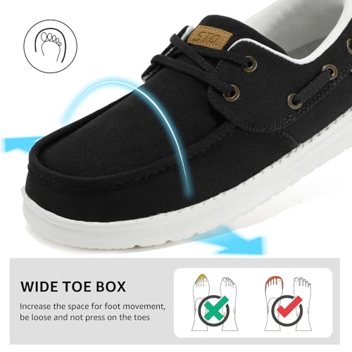 Image of STQ Women Lace up Shoes Casual Sneakers Boat Shoe Canvas Loafer | Lightweight, Breathable, Travel