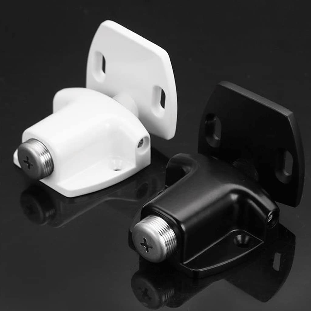 Magnetic Door Stop Tope De Puerta Con Succión for Suelo Baño, Negro Y Blanco(Schwarz)