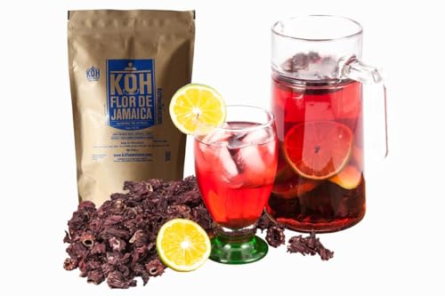 KoffeeONHOME Infusión Flor de Jamaica Hibisco Té Agua de México 300 gr