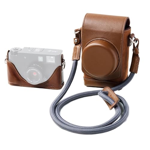 Funda de cuero SMALLRIG para FUJIFILM X Half estilo retro