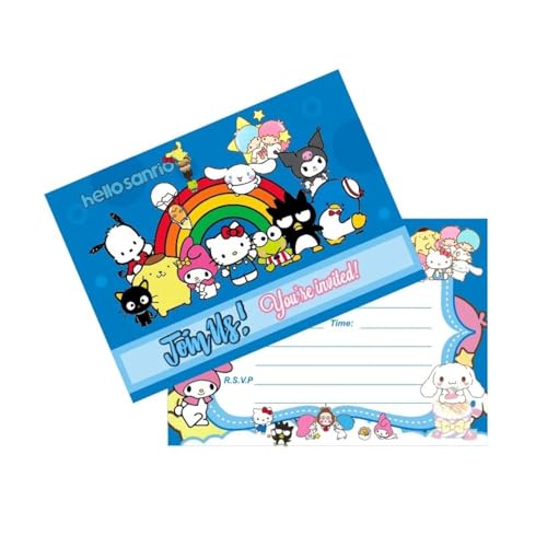 SUTRADHAR 24pcs Kids Birthday Invitations Kids Party Invitations Birthday Party Supplies Decoration (Invitations24)