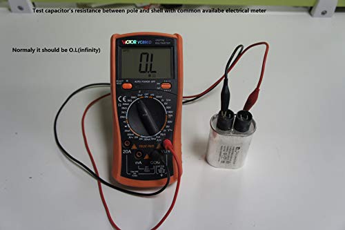 universal microwave oven high voltage capacitor 105 mfd uf compatible and replace for ge samsung lg media hair amana kenmore mayta and whirlpool