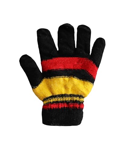 Image of Acrylic warm Woolen Winter knit cold weather fleece wool Gloves for Boys & Girls, fits for 5-10 years