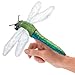 Folkmanis Mini Dragonfly Finger Puppet, Green, Blue, White
