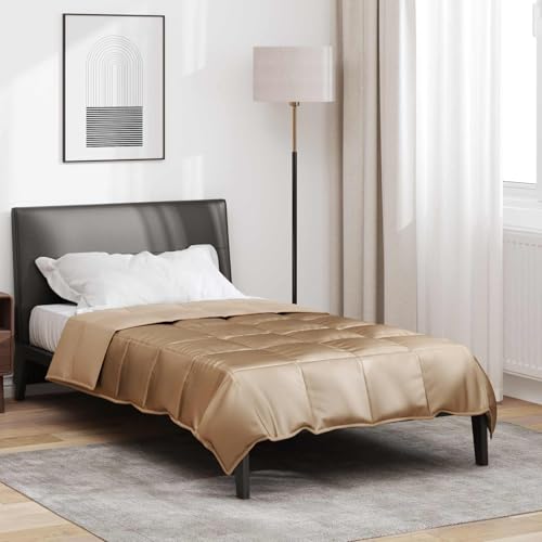 Mokuyary - Edredón para cama de verano, 135 x 220 cm, satén y microfibra, cómodo para cama, dormitorio, hotel