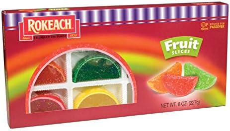 Parve Fruit Slices Delicious, Kosher For Passover, 8oz (Single)