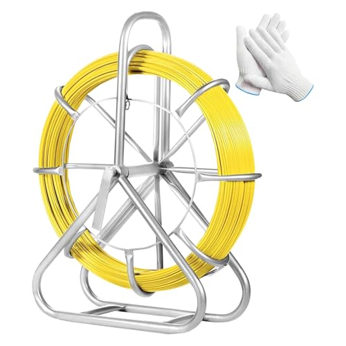 Image of CISSIYOG 1/4"*425FT Fiberglass Duct Rodder, Non-Conductive