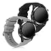 Produktbild kwmobile Armband kompatibel mit Huawei Watch GT2 (46mm) - 2X Silikon Fitnesstracker Sportarmband