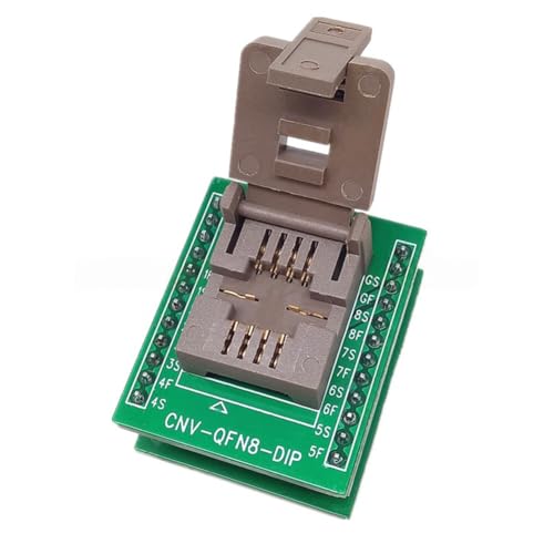 Fixture de programación QFN8 a DIP8 para evitar soldaduras en test de envejecimiento DFN8X8 2