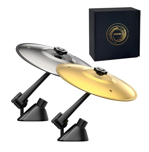 Mini Car Crash Cymbal for Air Vent (2 Pack), Car Drum Crash Cymbal for Endless Rhythmic Fun, Crisp...