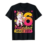 Photo Gallery 6 anni flossing unicorn gifts 6th birthday girl party maglietta Photo Gallery 6 anni flossing unicorn gifts 6th birthday girl party maglietta