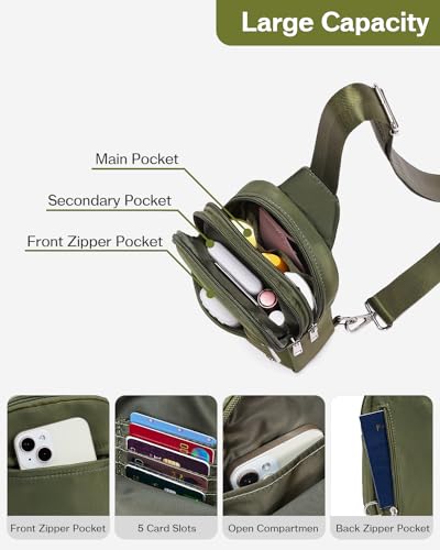 image for CHOLISS Small Crossbody Bags for Women and Men - Sling Bag Trendy Fann