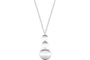 Exquisite Silver Pendant on an Elongated Chain Necklace: A Timeless Accessory for Women