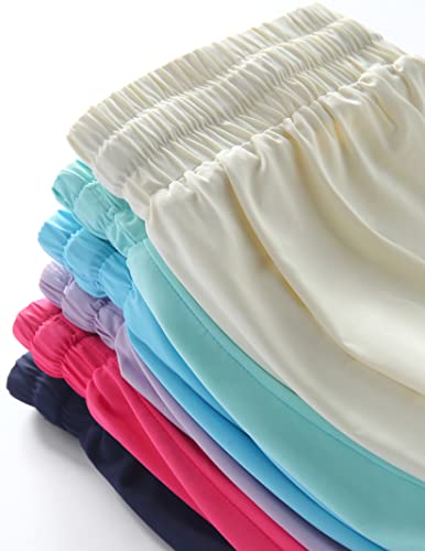 Image of 3 Pack Girls Flowy Shorts with Spandex Liner 2-in-1 Youth Butterfly Skirts for Fitness, Running, Sports