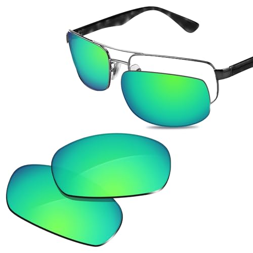 Image of 100% Precise-Fit Replacement Sunglass Lenses for RayBan RB3445 61mm