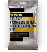 Revere Bicycles 9-Piece Bike Cleaning Kit – Bicycle Maintenance Kit with Various Sprocket, Wheel,...