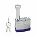 BE-TOOL Heavy Duty Alloy Steel Padlock with 2 Master Keys Anti-Pry Anti-Cut Security Lock