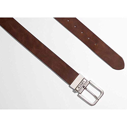 Levi's Reversible Core, Ceinture Homme, Marron (Brown), FR: 100 cm (Taille fabricant: 100)