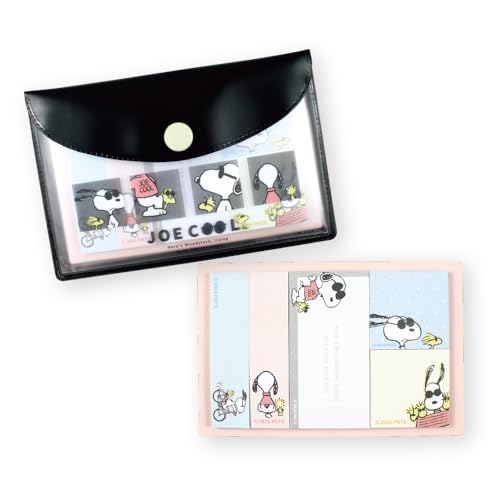 ティーズファクトリー スヌーピー ポーチ入り付箋 JOECOOL SN-5543549JC