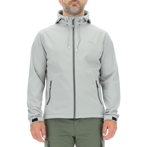 Jacket Homme Jeep J en Softshell Isolant et Poches Zippées Pratiques