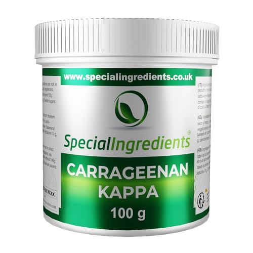 Carrageenan Kappa 100g Premium Quality Suitable for Vegans, Vegetarians & OVO- Lacto Vegetarians, Non-GMO, Gluten-Free, Non-irradiated