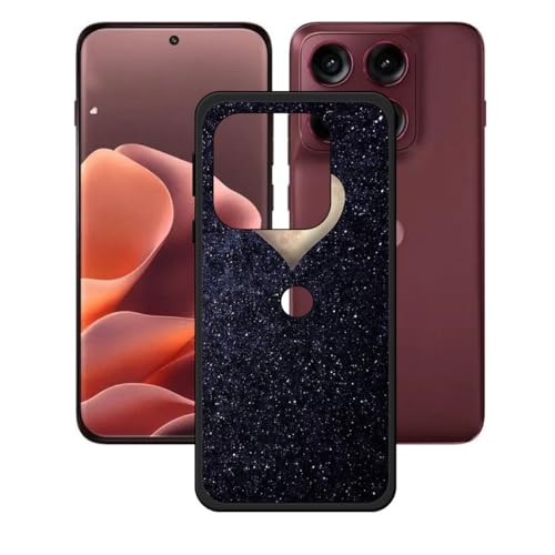 LCEHTOGYE �K�p ?Motorola Edge 70 Pro�p�P�[�X�A�K�p ?Motorola Edge 70 Pro (6,78")�ƌ݊����̂��钴���^�u���b�N�\�t�gTPU�V���R���Q���P�[�X�ی�J�o�[- WZ16