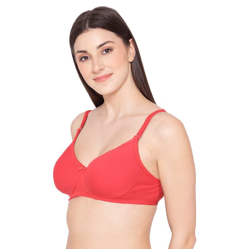 Image of Groversons Paris Beauty Women's Padded, Non-Wired, Seamless T-Shirt Bra (BR190)
