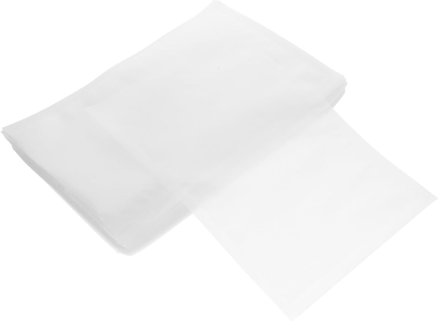 Mikinona 200pcs Vacuum Seal Bags for Food Storage Easy-tear Design High-temperature Low-temperature Resistance for Meats Vegetables Fruits and Snacks