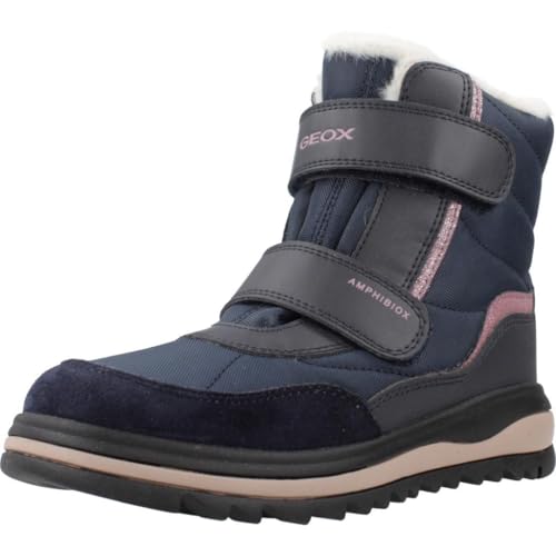 Bottines à la cheville Geox J Adelhide chaussures cuir fille hiver confort