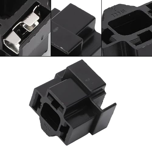 Alriedy 4 Stück H4 Stecker – 12V 3-Pin Scheinwerfer H4-Glühbirne +3-poliger H4 Glühbirne Reparatur Halter Mit Klemmen Reparaturhalter. Für Scheinwerferstecker,Auto Scheinwerfer Stecker Ersatz