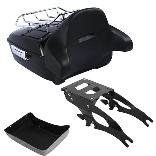 TCMT King Motorcycle Trunk Box Backrest Luggage Rack Fit