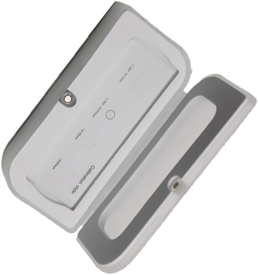 Microscope Calibration Slide Reticle, Optical Glass Stage Micrometer 25x75mm, 0.01mm & 0.1mm Divisions Electronic Eyepiece and